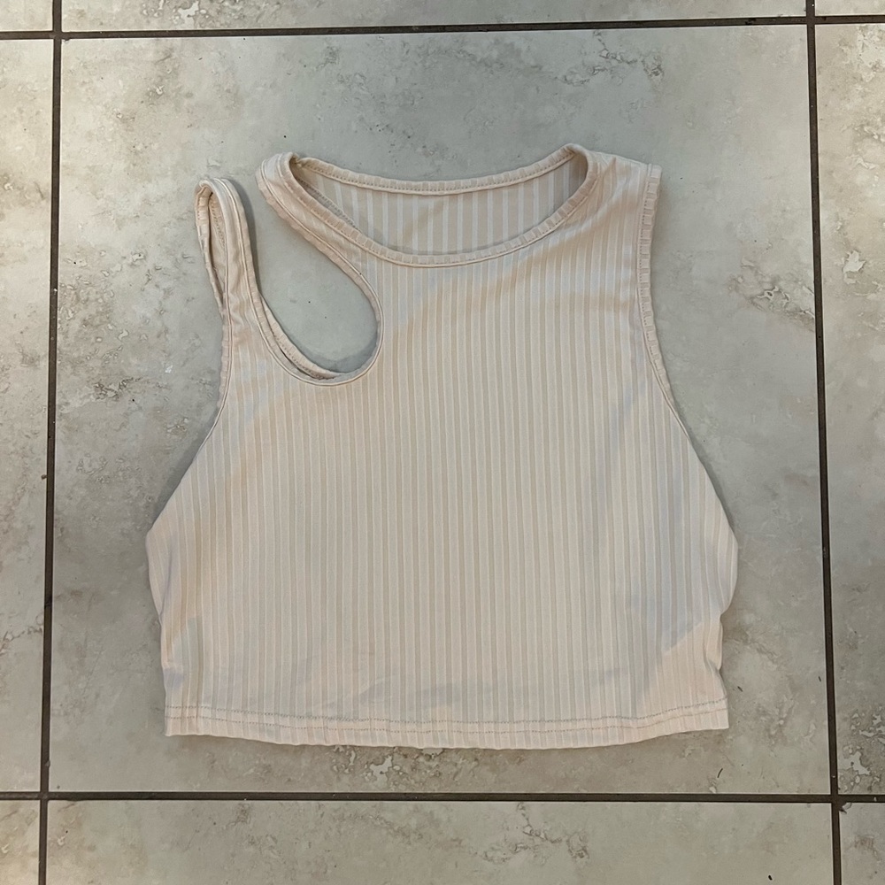 Ribbed knit crop top